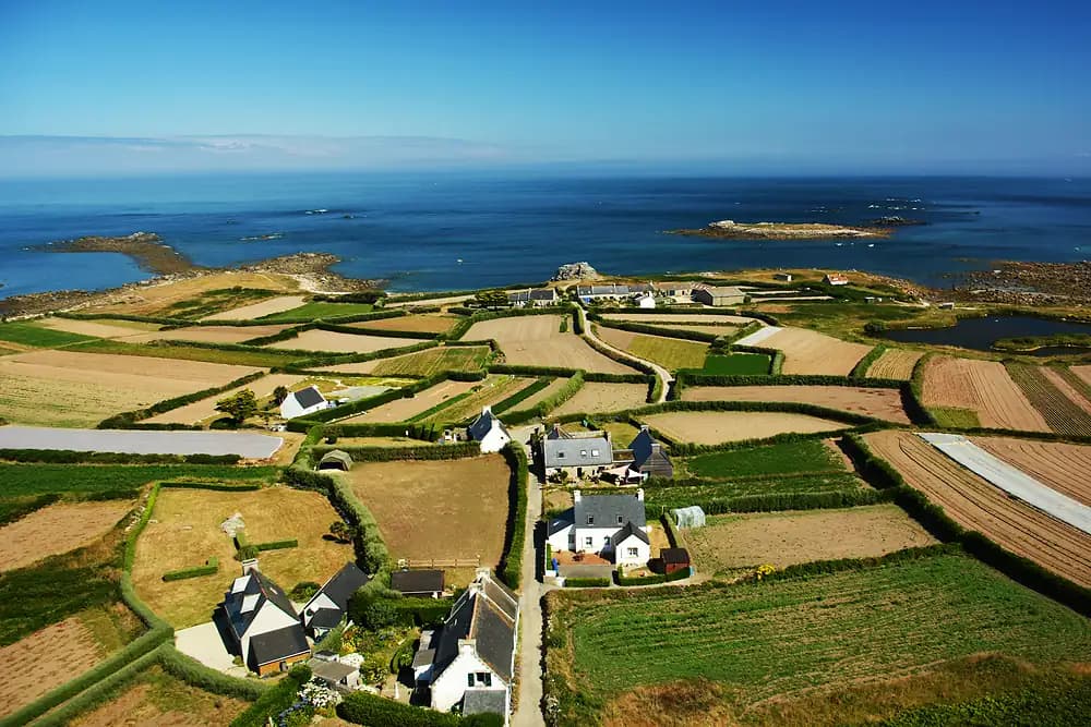 photo de bourg de campagne
